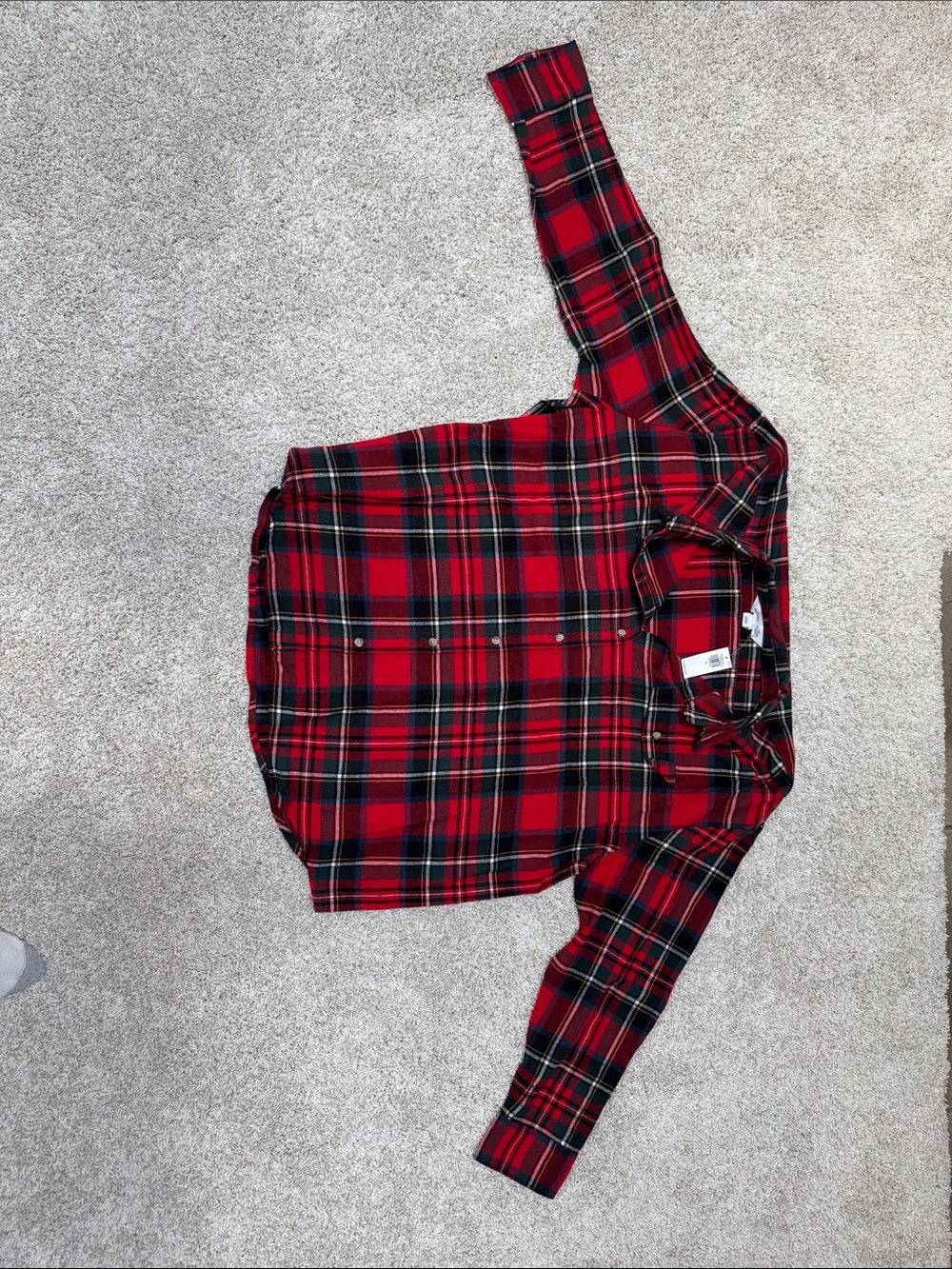 Plaid Old Navy Long sleeve button up. Brand New! XL
